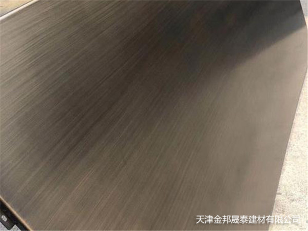 仿銅拉絲鋁單板